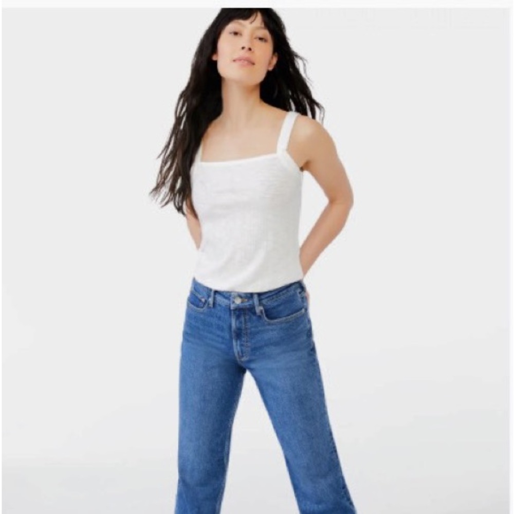 Free Assembly Full Wide Straight High Rise Jeans
